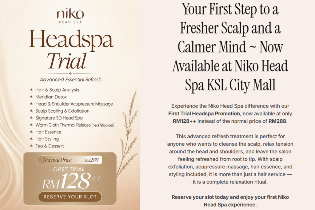 Recommended scalp care in Johor Bahru